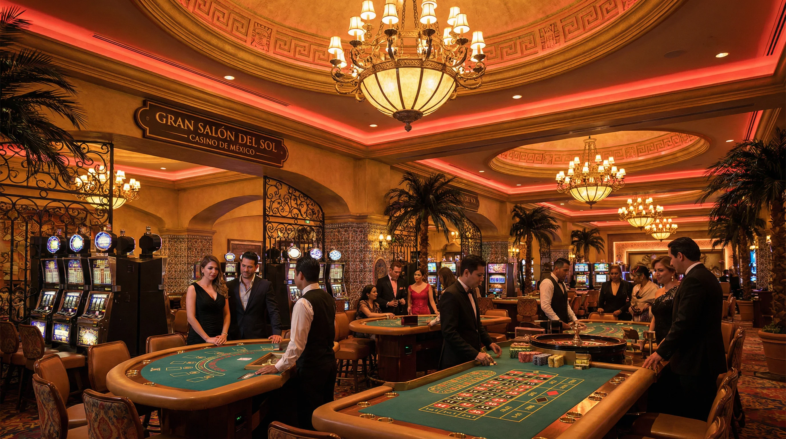 Jackpot Casino México interior lujoso
